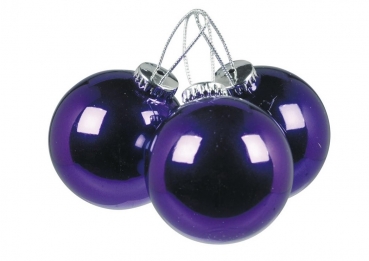 Weihnachtsbaumkugel - Durchmesser: 60 mm - 3 Stück