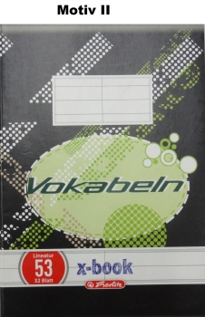 Vokabelheft A6/32 - verschiedene Motive
