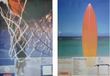 Zeichenblock - DINA3 - 20 Blatt - verschiedene Motive