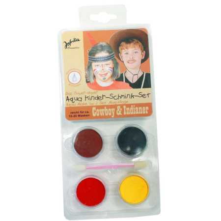 Aqua-Schminkset "Cowboy + Indianer"