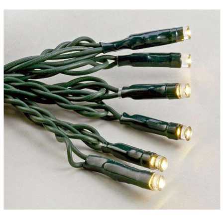 Lichterkette für Außen und Innen - warmweiß - klar/klar - 120-teilig