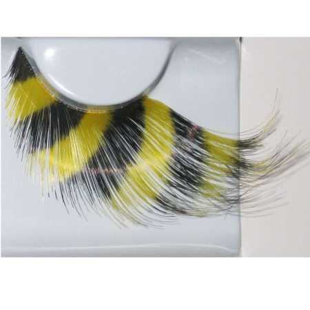 Gelb-schwarze Bienen-Wimpern – Karnevals-Accessoires und Kostüme jetzt online kaufen!