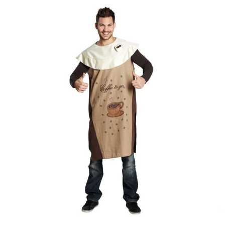 Coffe-to-go-Kostüm - Größe: S - XL