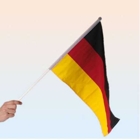 Deutschlandfahne am Stab - ca. 30 x 46 cm
