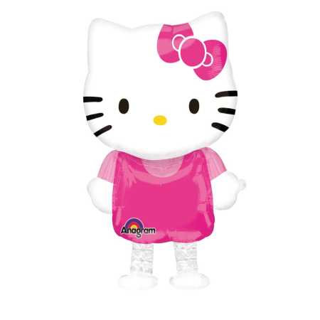 Folienballon-Airwalker "Hello Kitty" (39 x 59 cm)