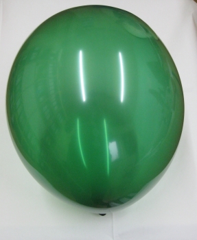 Luftballon - kristall-transparent - 100 Stück - Farbe: blau, gelb oder grün