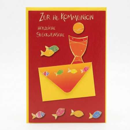 Kommunionkarte - Geldscheinkarte