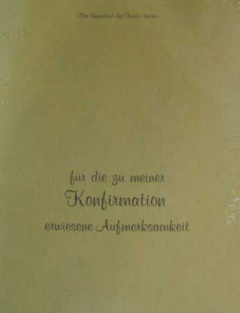 Preview: Konfirmation - Danksagung mit Innentext - 5 Stück