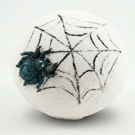 Kugelkerze mit Spinne - Durchmesser: 80 mm