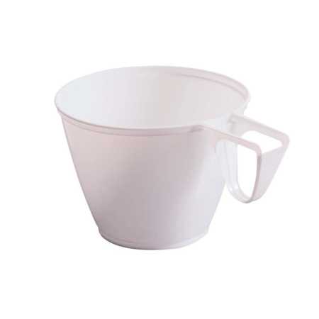 Kaffeetasse - Kunststoff mit Henkel - 50 Stück