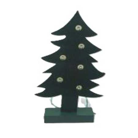 LED-Filz-Tannenbaum - grün