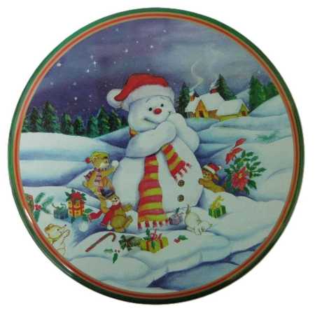 Metalldosen - Weihnachtsmotiv - 2 Stück