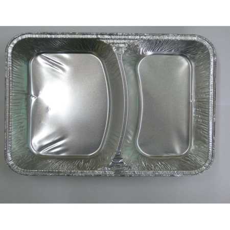 Aluminiumschale - 2-geteilt - Abnahmemenge: 100 Stück oder 800 Stück