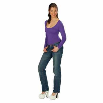 Body - lila - Größe: 34/36 - 42/44