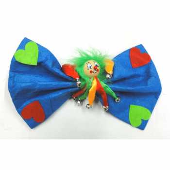 Clownfliege mit Clownbrosche