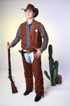 Cowboychaps - Größe: 48/50 oder 56/58