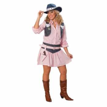 Cowgirlkostüm - rosa - Größe: 36 - 44