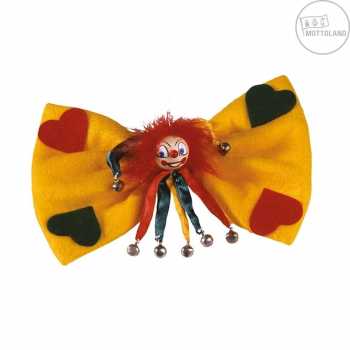 Clownfliege mit Clownbrosche