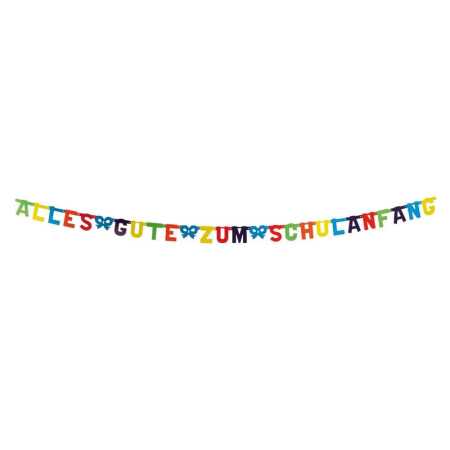 Girlande - "Alles Gute zum Schulanfang"