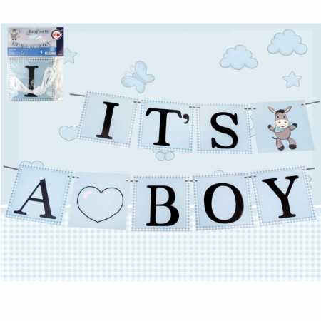 Party-Girlande Esel It's a boy