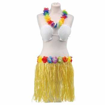 Hawaiiset - 3-teilig: Hawaiikette, Bikini und Rock