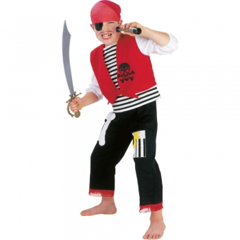Piratenkostüm 2-teilig ohne Zubehör 
