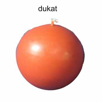 Kugelkerze - Durchmesser: 100 mm - Farben: dotter oder dukat