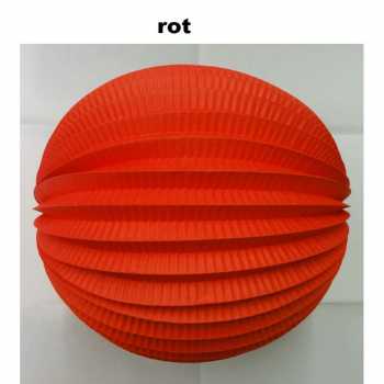 Ballon-Laterne -Durchmesser: 25 cm - Farbe: hellblau, dunkelblau, gelb, hellgrün, dunkelgrün, orange, pink oder weiß
