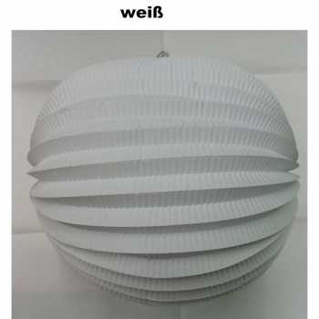 Ballon-Laterne -Durchmesser: 25 cm - Farbe: hellblau, dunkelblau, gelb, hellgrün, dunkelgrün, orange, pink oder weiß