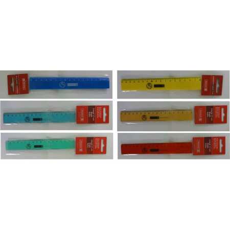 Lineal - Linkshänder - 17 cm - verschiedene Farben