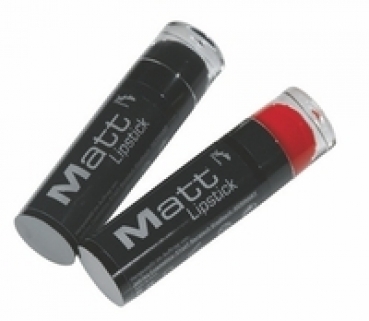 Lippenstift - matt - Farbe: rot oder schwarz