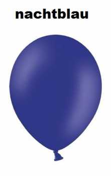 Luftballon - 100 Stück/Paket - Farben: bunt, babyblau, nachtblau, gelb, grün, magenta, orange, rosa, rot, schwarz oder weiß