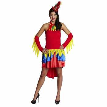 Papageienkleid - Größe: 34 - 42 - ohne Kopfbedeckung