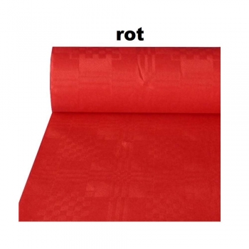 Tischrolle mit Damastdruck - 1 m  breit - 50 m - verschiedene Farben