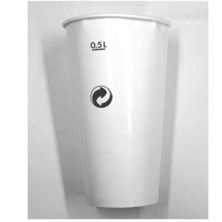 Pappbecher - 0,5 l  - 50 Stück