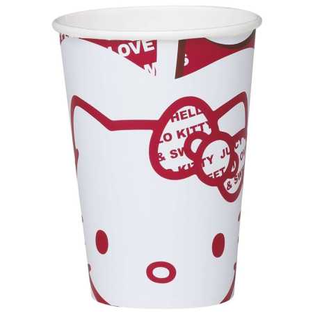 Papp-Becher "Hello Kitty Apple" - 10 Stück