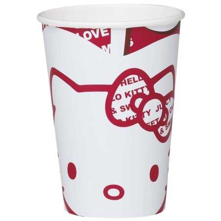 Papp-Becher "Hello Kitty Apple" - 10 Stück