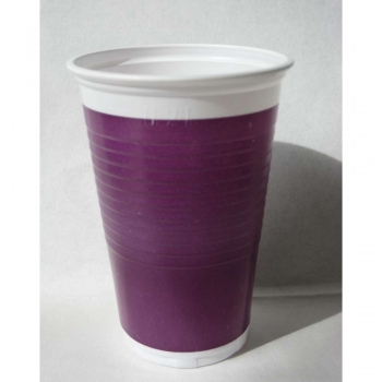 Kunststoffbecher - 10 Stück - Farbe: iceblue, freshgreen, limette, lila oder orange