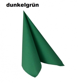 Royal-Serviette - uni - 40 x 40 cm - 20 Stück - verschiedene Farben