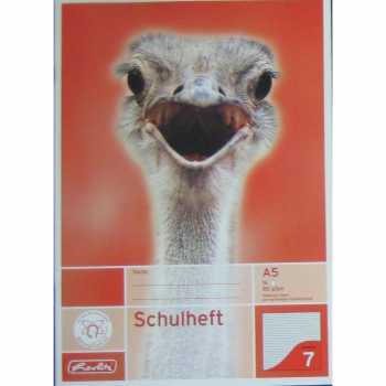 Schulheft - DIN A5 - Lineatur 7 - 16 Blatt