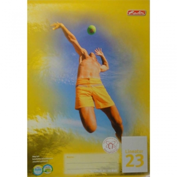 Schulheft - DIN A4 - Lineatur 23 - 16 Blatt