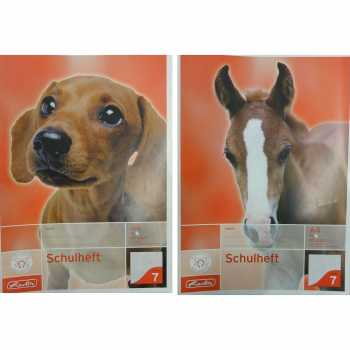 Schulheft - DIN A4 - Lineatur 7 - 16 Blatt - 10 St