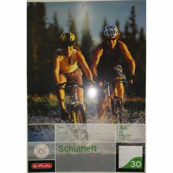 Schulheft - DIN A4 - Lineatur 30 - 16 Blatt