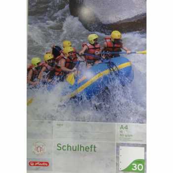 Schulheft - DIN A4 - Lineatur 30 - 16 Blatt