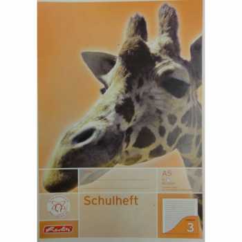 Schulheft - DIN A5 - Lineatur 3 - 16 Blatt