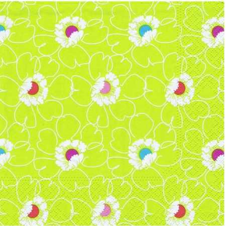 Kleine Blumen-Serviette »Fleur« kaufen | im Online-Shop von Papier & Party