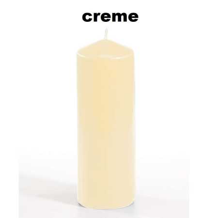 Stumpenkerze - Durchmesser:  60 mm - Höhe: 165 mm - verschiedene Farben
