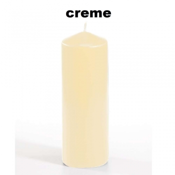 Stumpenkerze - Durchmesser: 50 mm - Höhe: 100 mm - verschiedene Farben