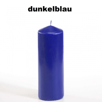 Stumpenkerze - Durchmesser: 50 mm - Höhe: 100 mm - verschiedene Farben