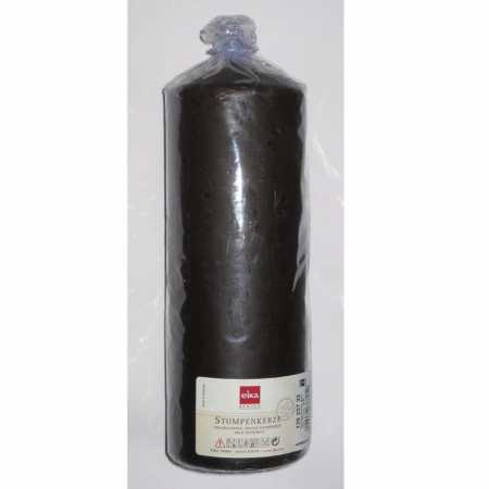 Stumpenkerze - dunkelbraun - 70 x 210 mm